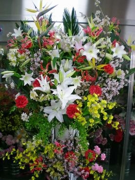 入学式の壇上の花。お届け完了しました。《前橋市の花屋》｜「はなせん」　（群馬県前橋市の花キューピット加盟店 花屋）のブログ