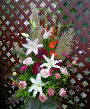今日はこれ！　授賞式の演台の花。《前橋市の花屋》｜「はなせん」　（群馬県前橋市の花キューピット加盟店 花屋）のブログ
