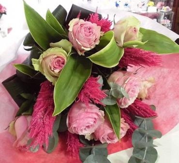 女性の退職祝い、送別用の花束。前橋花屋はなせん。｜「はなせん」　（群馬県前橋市の花キューピット加盟店 花屋）のブログ