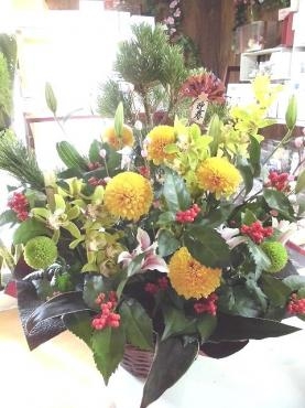 お正月の花。｜「はなせん」　（群馬県前橋市の花キューピット加盟店 花屋）のブログ