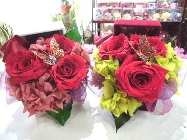 太田市生花保存。プロポーズでで贈られた花束を、プリザーブドフラワーに保存加工。｜「はなせん」　（群馬県前橋市の花キューピット加盟店 花屋）のブログ