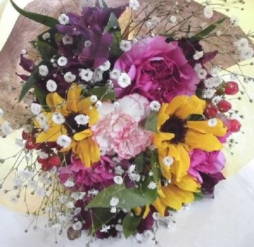 男性用退職祝い、送別の花束。｜「はなせん」　（群馬県前橋市の花キューピット加盟店 花屋）のブログ