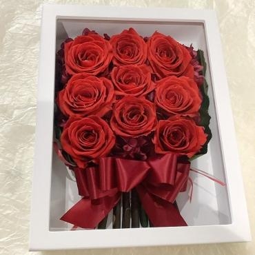 赤バラの花束のアフターブーケ｜「はなせん」　（群馬県前橋市の花キューピット加盟店 花屋）のブログ