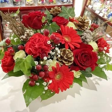 クリスマスアレンジ｜「はなせん」　（群馬県前橋市の花キューピット加盟店 花屋）のブログ