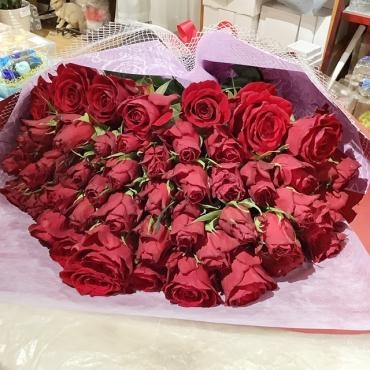 赤バラの花束｜「はなせん」　（群馬県前橋市の花キューピット加盟店 花屋）のブログ
