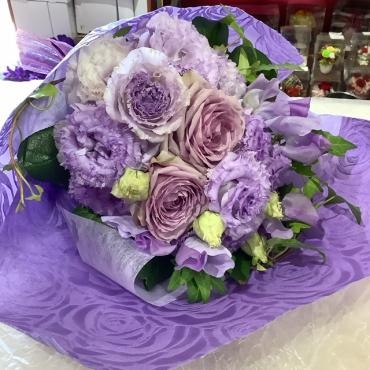 紫色系の花束｜「はなせん」　（群馬県前橋市の花キューピット加盟店 花屋）のブログ